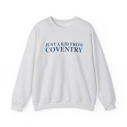 Just a kid from Coventry Unisex Heavy Blend™ Crewneck Sweatshirt