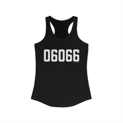 06066 Vernon CT Zip Code Women's Ideal Racerback Tank Top