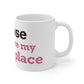 Goose Shows Are My Happy Place - Pink & Espresso Mug 11oz