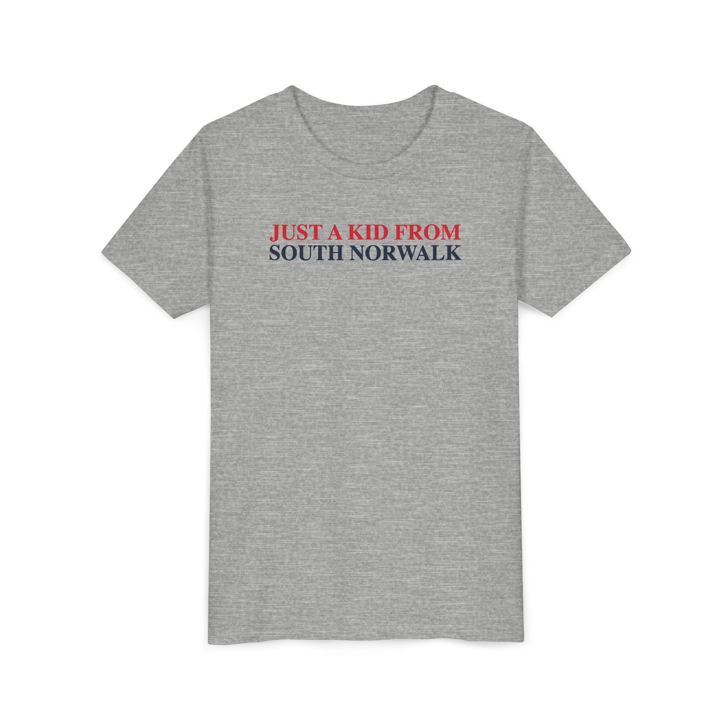 Just a kid from South Norwalk Youth Short Sleeve T-Shirt