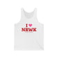 I Heart NRWK Unisex Jersey Tank Top
