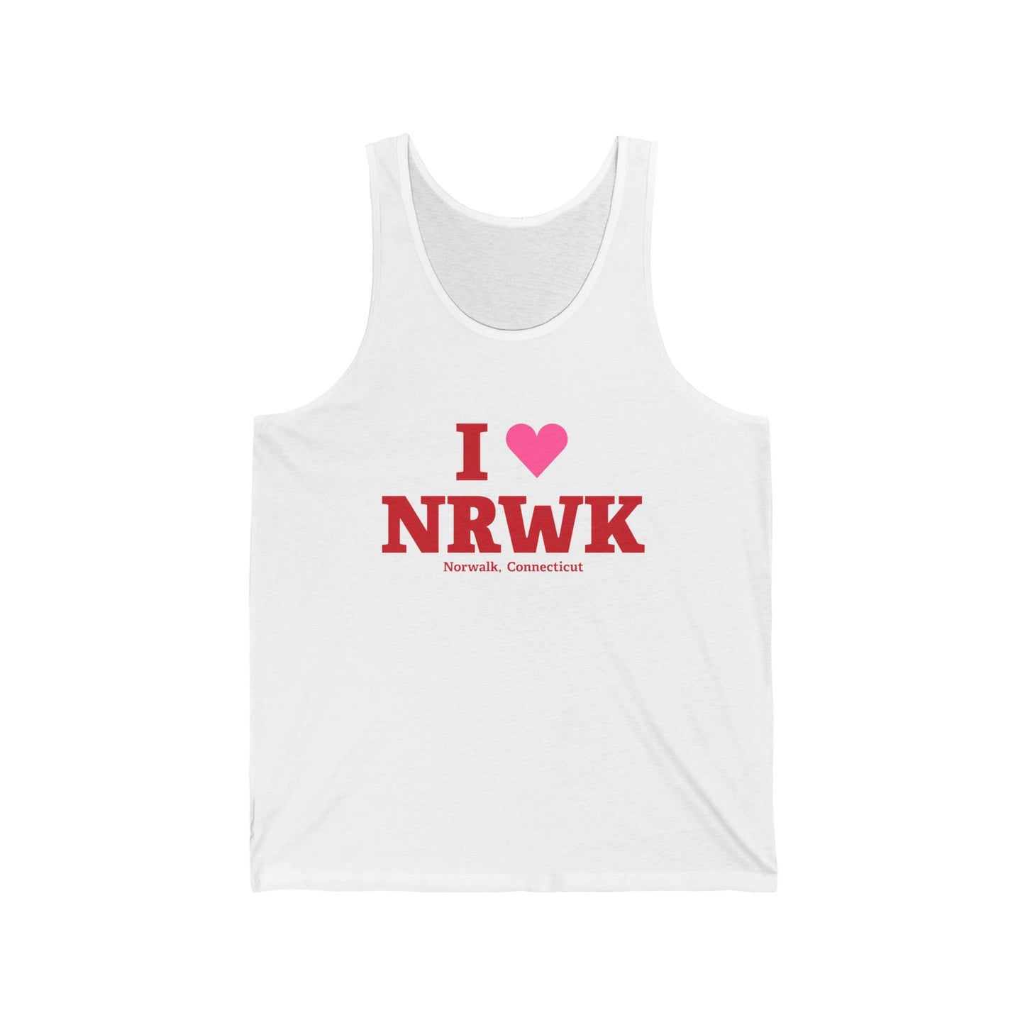 I Heart NRWK Unisex Jersey Tank Top