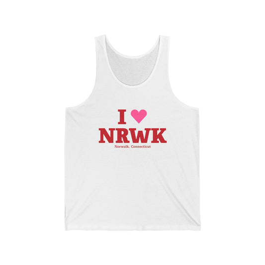 I Heart NRWK Unisex Jersey Tank Top