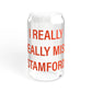 I Really Really Miss Stamford Sipper Glass, 16oz