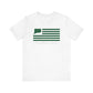 Cornwall Connecticut St. Patrick’s Day Flag Unisex Jersey Short Sleeve T-Shirt