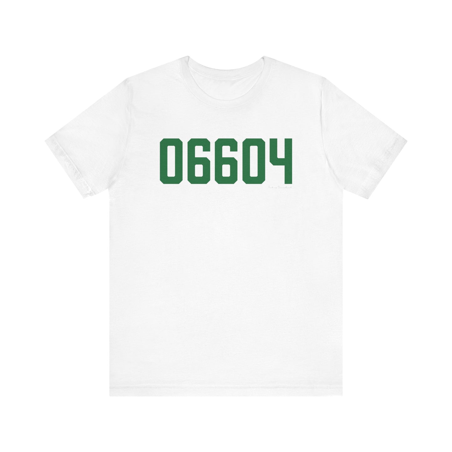 06604 Bridgeport Connecticut Zip Code Unisex Jersey Short Sleeve T-Shirt