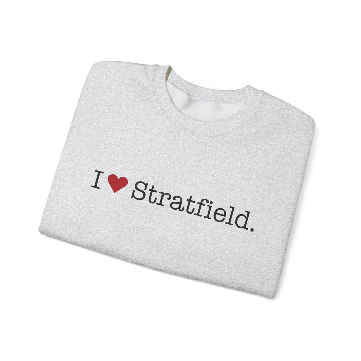I Heart Stratfield. Unisex Heavy Blend™ Crewneck Sweatshirt