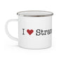 I Heart Strawberry Hill. Enamel Camping Mug