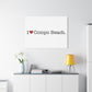 I Heart Compo Beach. Matte Canvas, Stretched, 1.25"