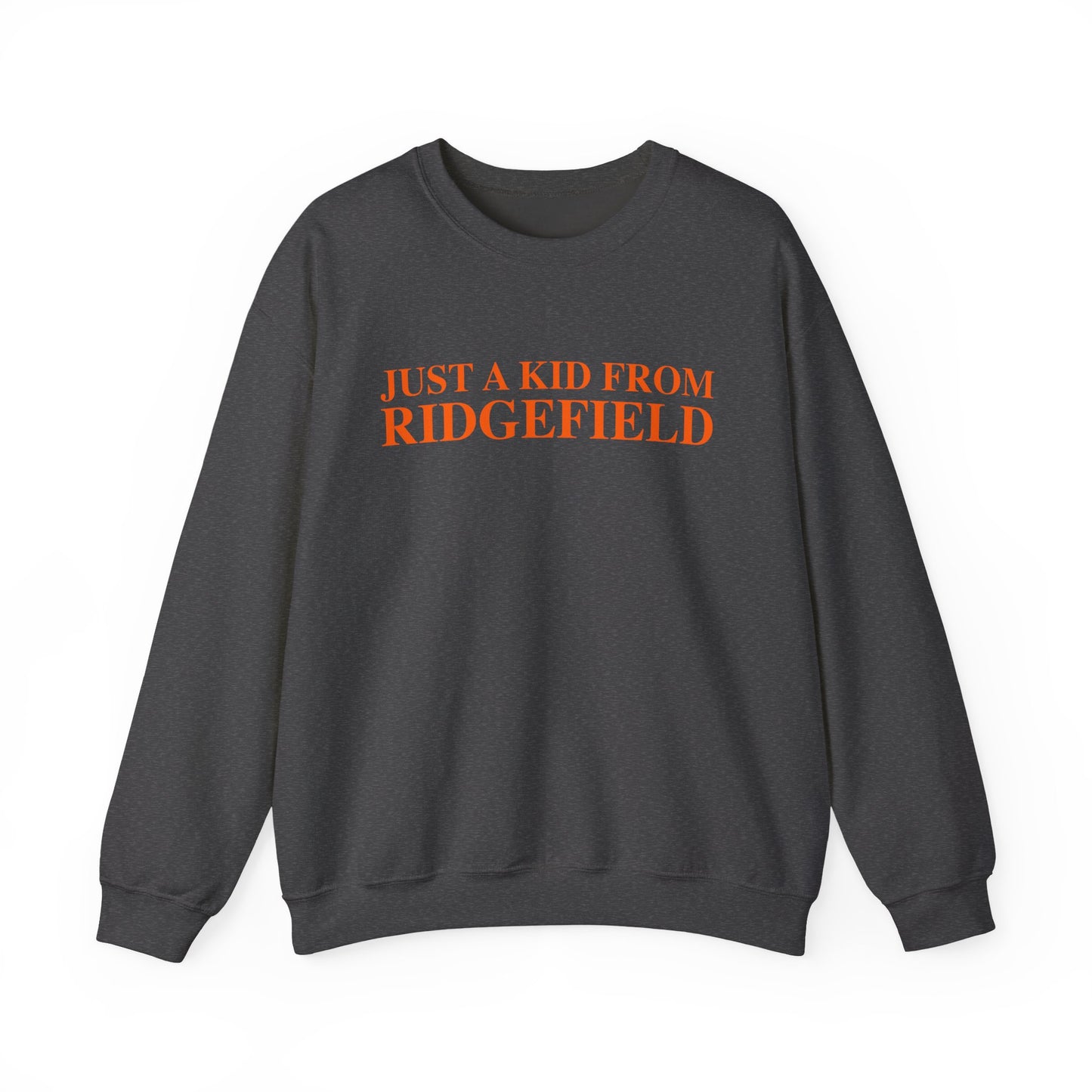 Just a kid from Ridgefield  Unisex Heavy Blend™ Crewneck Sweatshirt