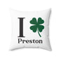 I Clover Preston Spun Polyester Square Pillow