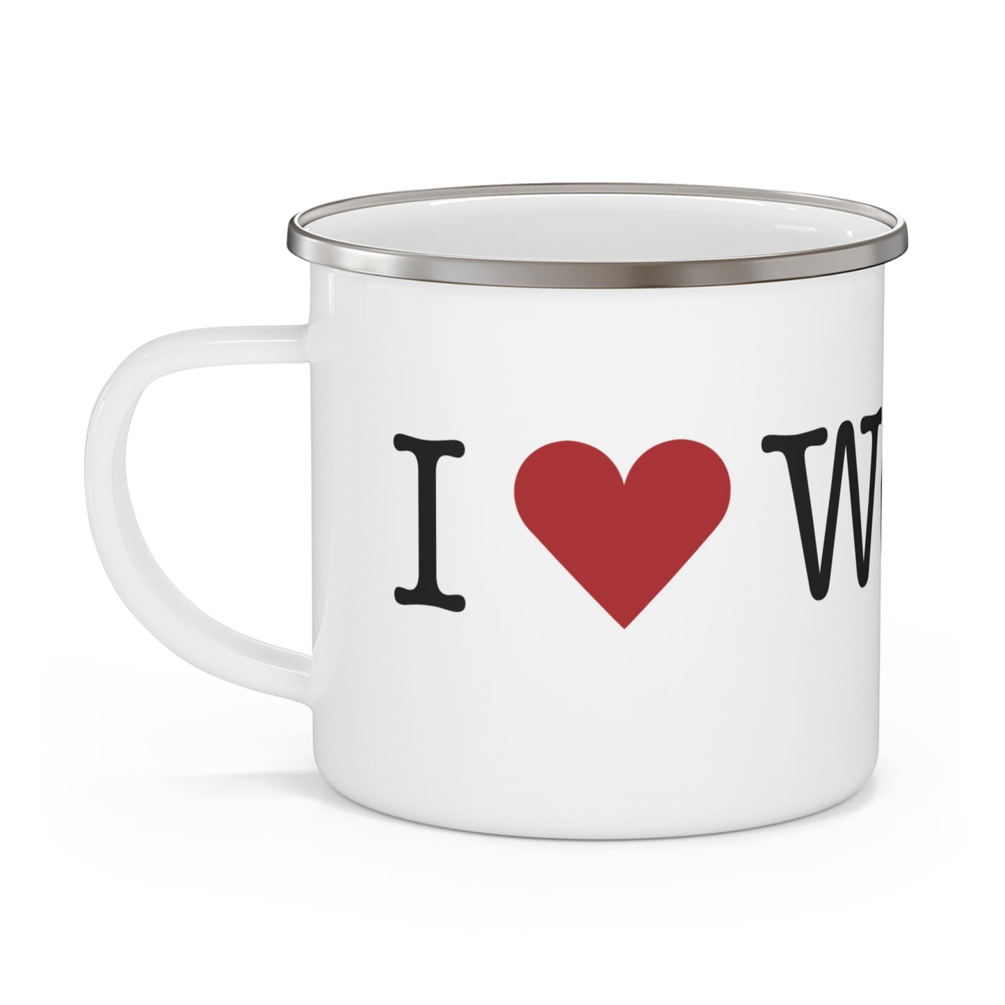 I Heart Weston. Enamel Camping Mug