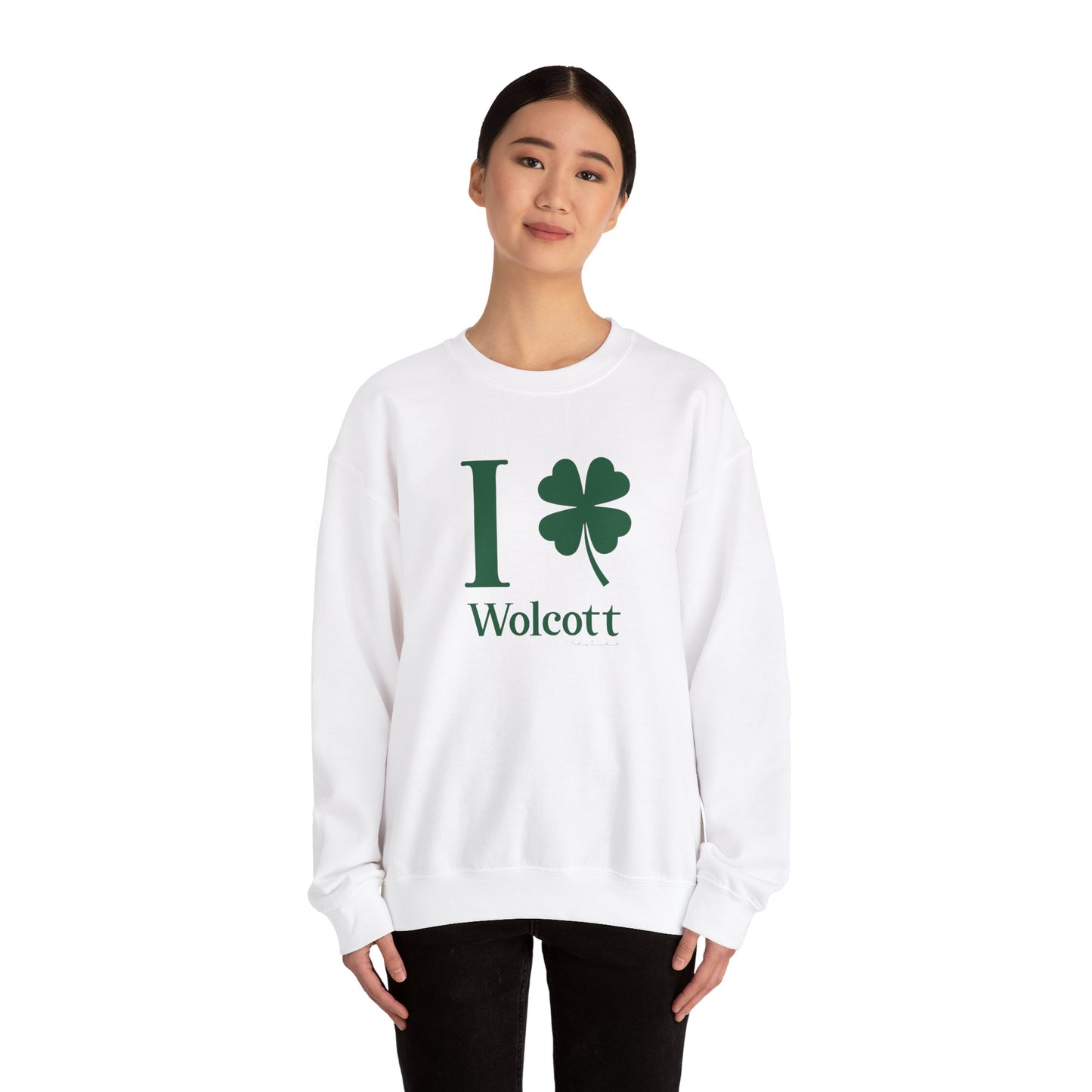 I Clover Wolcott Unisex Heavy Blend™ Crewneck Sweatshirt