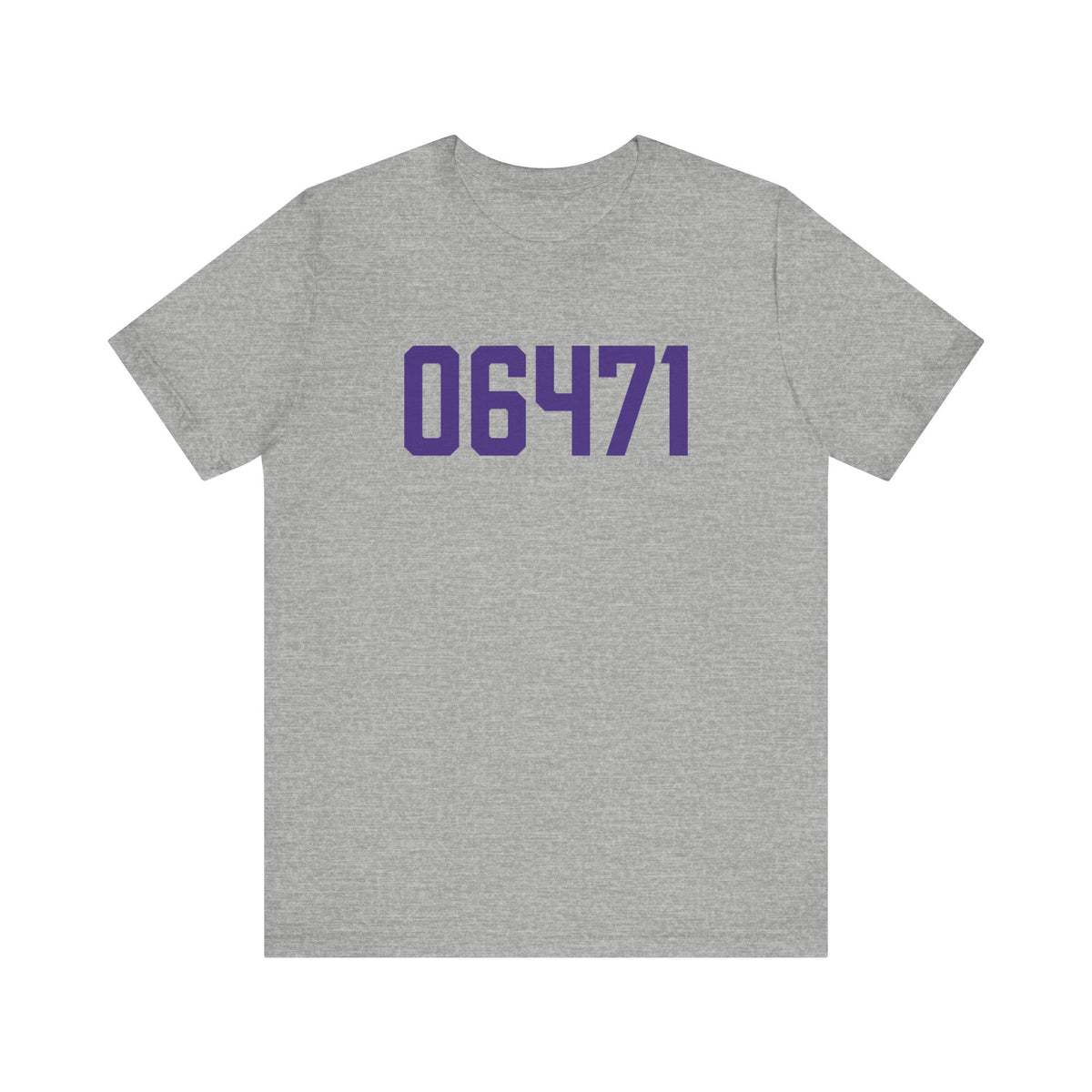 06471 North Branford Connecticut Zip Code Unisex Short Sleeve T-Shirt