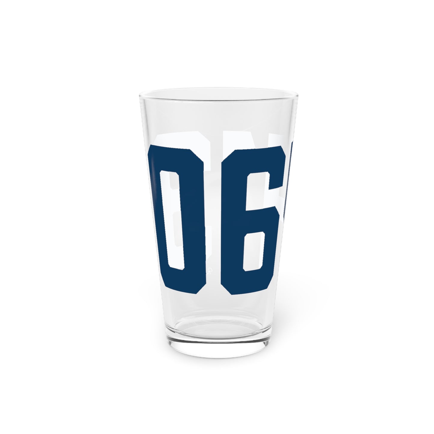 06413 Clinton Connecticut Zip Code Pint Glass, 16oz