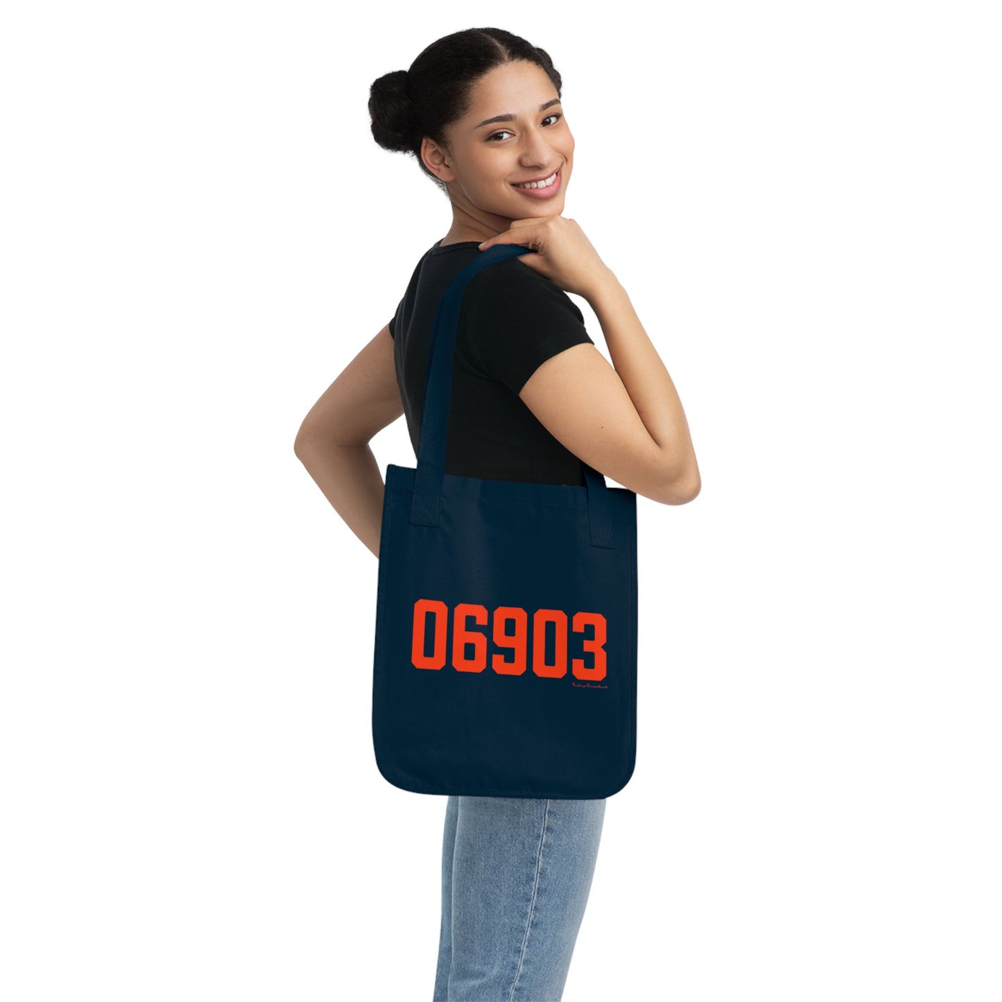 06903 Stamford Connecticut Zip Code Organic Canvas Tote Bag