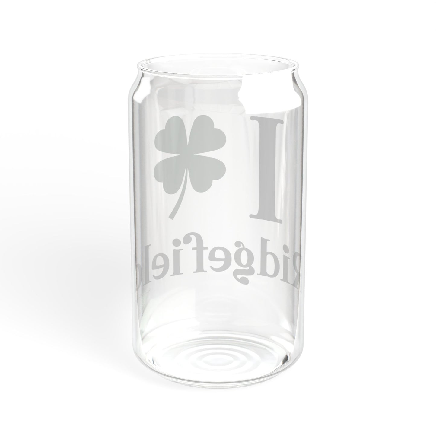 I Clover Ridgefield Sipper Glass, 16oz