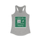 Vintage Merritt Parkway Exit 44 Sign Women's Ideal Racerback Tank Top
