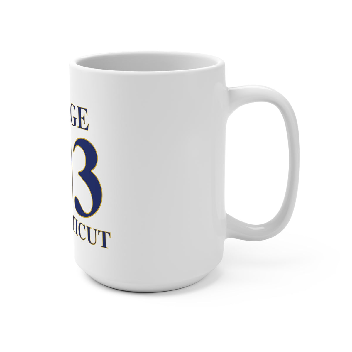 Orange 203 Connecticut Mug 15oz