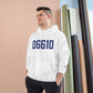 06610  Bridgeport Connecticut Zip Code Champion Hoodie Sweatshirt