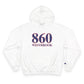 860 Westbrook Red White & Blue  Champion Hoodie