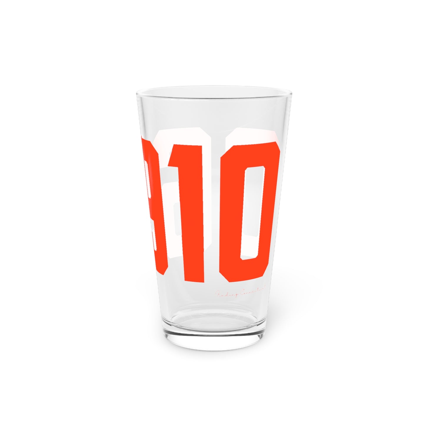 06910 Stamford Connecticut Zip Code Pint Glass, 16oz