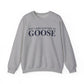 Just a kid listening to Goose Unisex Heavy Blend™ Crewneck Sweatshirt