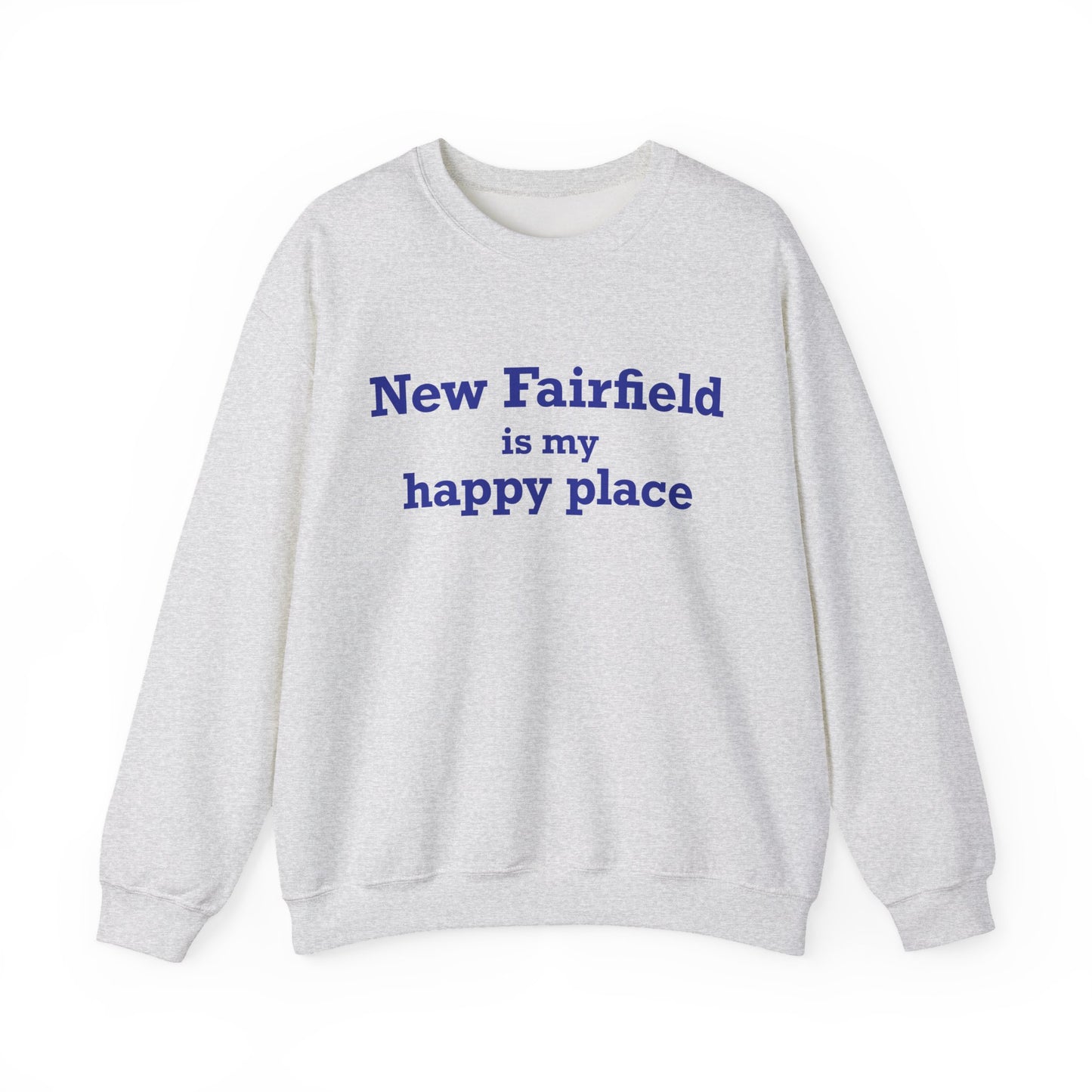 New Fairfield Is My Happy Place Unisex Heavy Blend™ Crewneck Sweatshirt