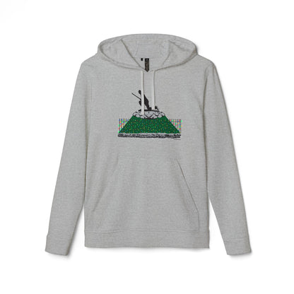 Minuteman Holiday Lights adidas Unisex Fleece Hoodie Sweatshirt