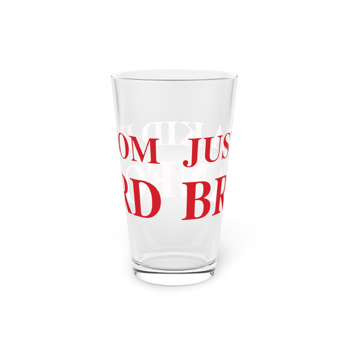 Just a kid from Branford Pint Glass, 16oz