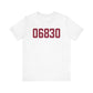 06830 - Greenwich Connecticut Zip Code Jersey Short Sleeve T-Shirt