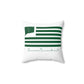 Somers St. Patrick’s Day Flag Spun Polyester Square Pillow