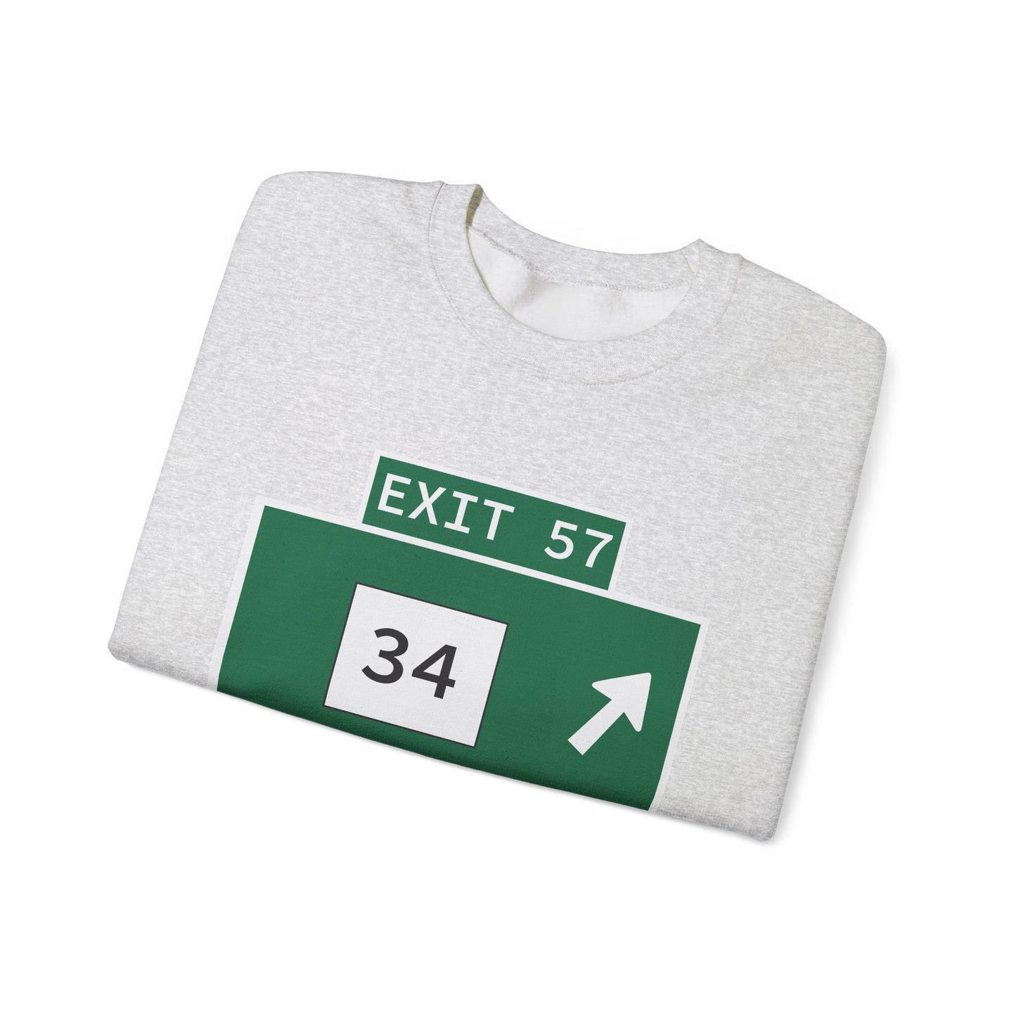 Vintage WCP Exit 57 Sign Unisex Heavy Blend™ Crewneck Sweatshirt