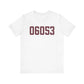 06053 New Britain Connecticut Zip Code Unisex Jersey Short Sleeve T-Shirt