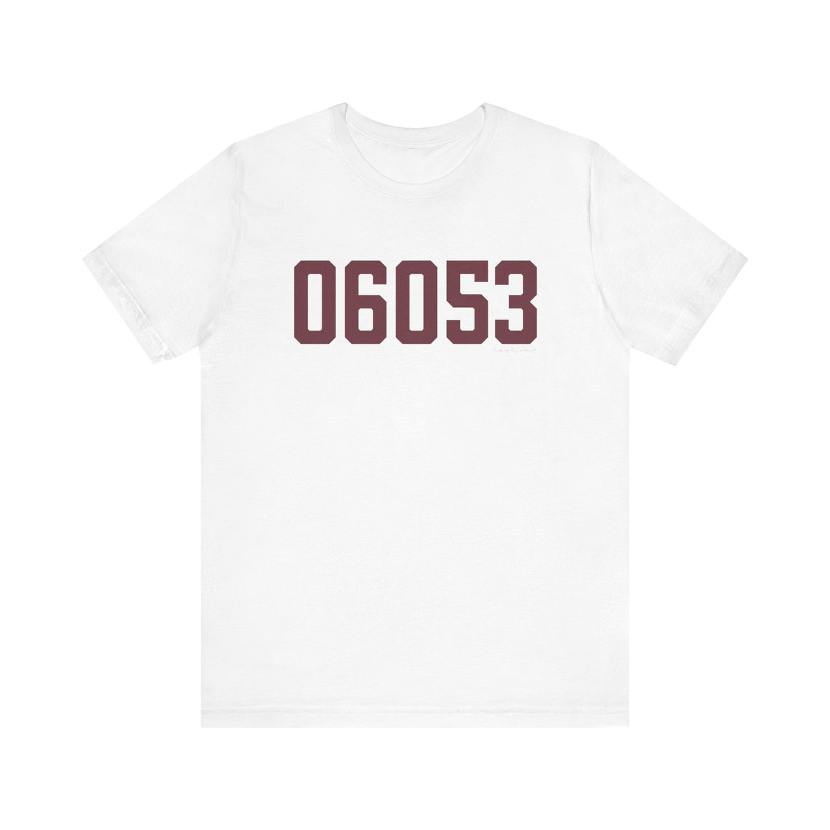 06053 New Britain Connecticut Zip Code Unisex Jersey Short Sleeve T-Shirt