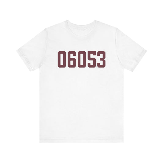 06053 New Britain Connecticut Zip Code Unisex Jersey Short Sleeve T-Shirt