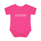 Just a kid from New Hartford Infant Baby Rib Bodysuit