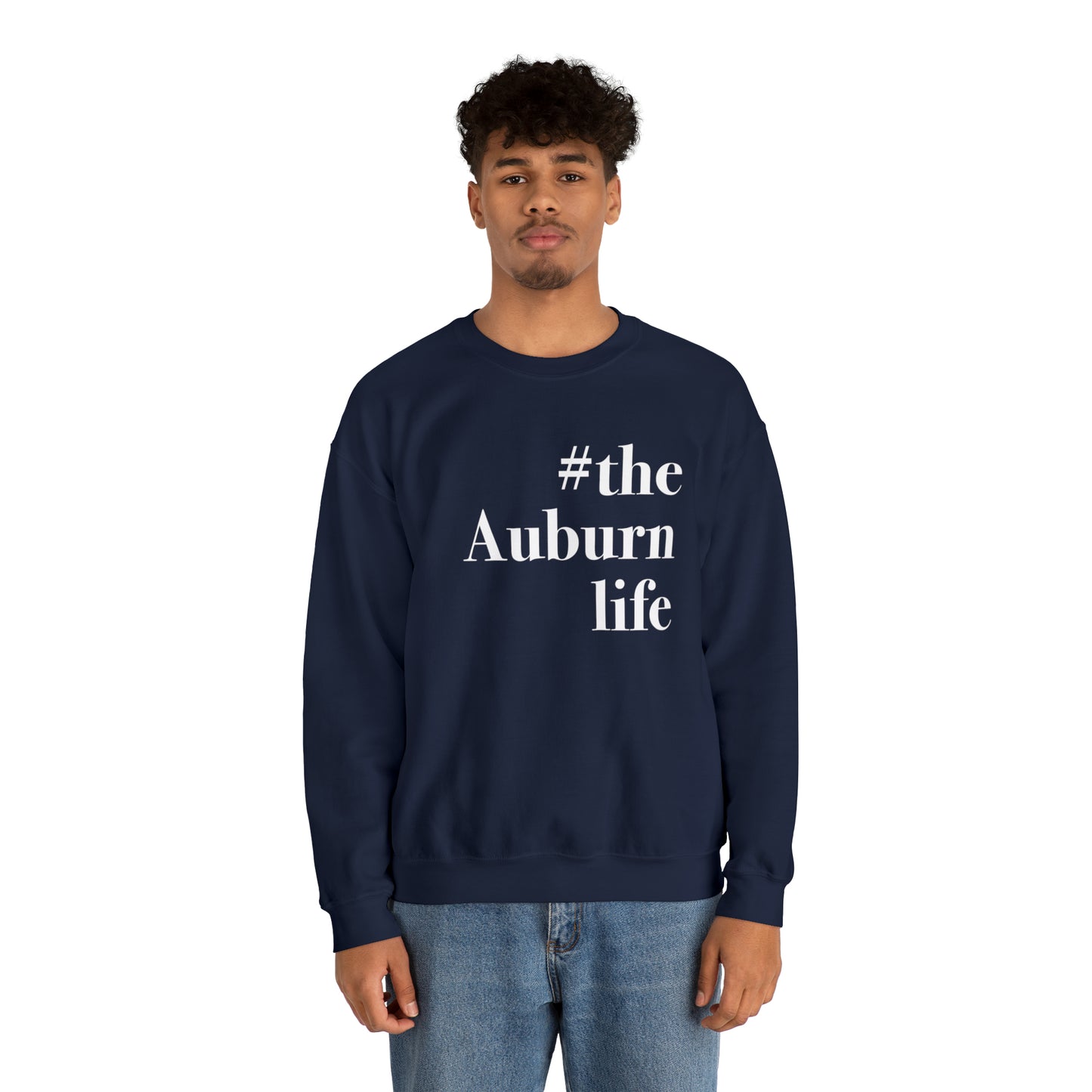 #theauburnlife Unisex Heavy Blend™ Crewneck Sweatshirt