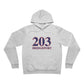203 Bridgeport Red, White & Blue Unisex Sponge Fleece Pullover Hoodie