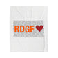 Ridgefield Love Velveteen Plush Blanket