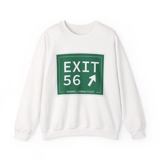 Vintage Exit 56 WCP Sign Unisex Heavy Blend™ Crewneck Sweatshirt