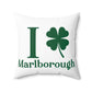 I Clover Marlborough Spun Polyester Square Pillow