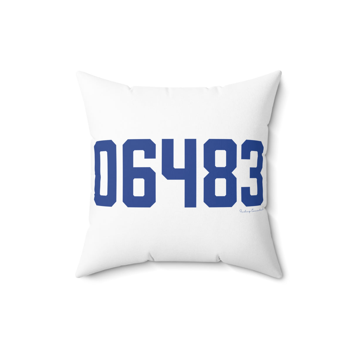 06483 Seymour Connecticut Zip Code Polyester Square Pillow