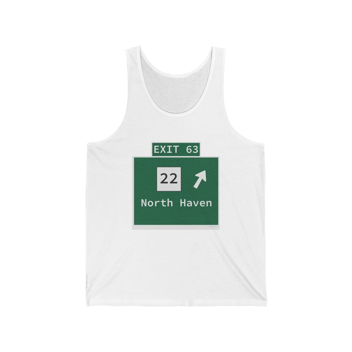 Vintage WCP Exit 63 Sign Unisex Jersey Tank Top