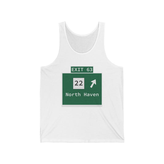 Vintage WCP Exit 63 Sign Unisex Jersey Tank Top
