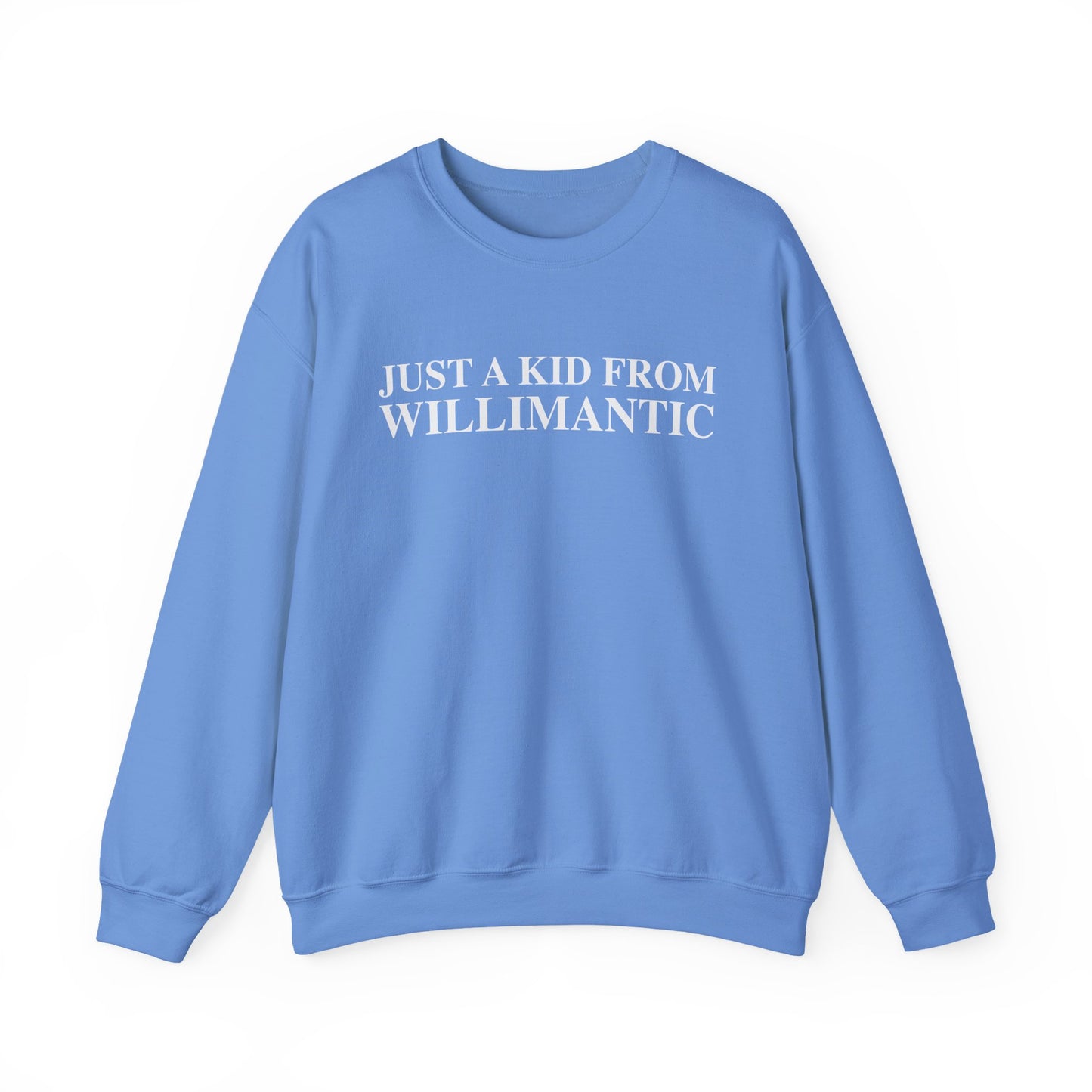 Just a kid from Willimantic Unisex Heavy Blend™ Crewneck Sweatshirt