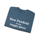 New Fairfield Is My Happy Place Unisex Heavy Blend™ Crewneck Sweatshirt