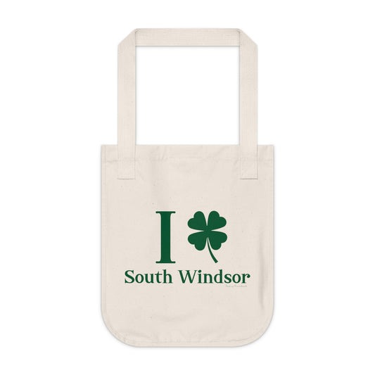 I Clover South Windsor Organic Canvas Tote Bag
