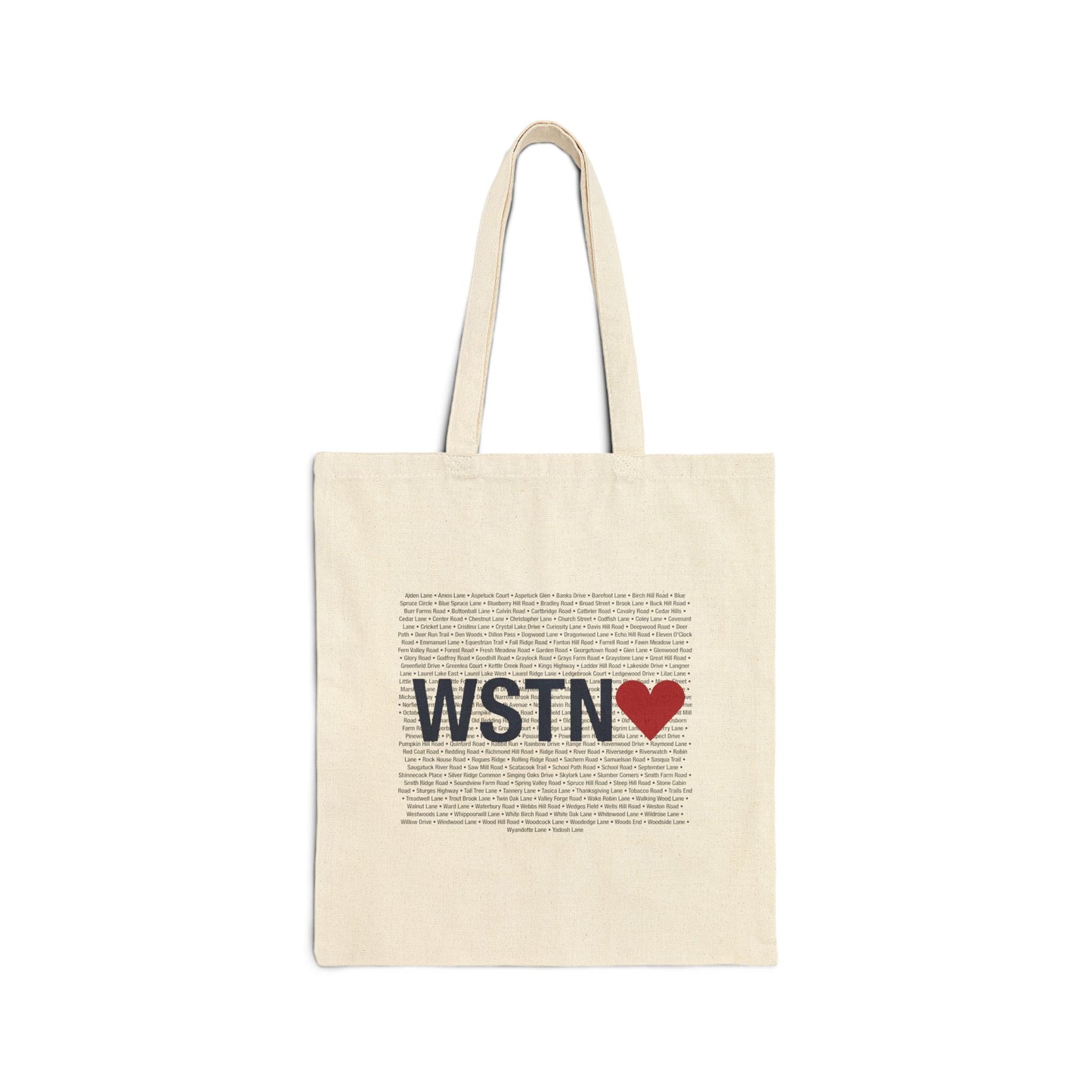 Weston Love Cotton Canvas Tote Bag