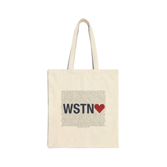 Weston Love Cotton Canvas Tote Bag